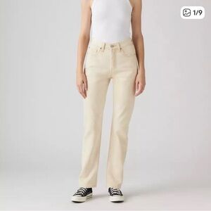 Levi’s 501 Original Fit Straight Leg Jeans in Tan